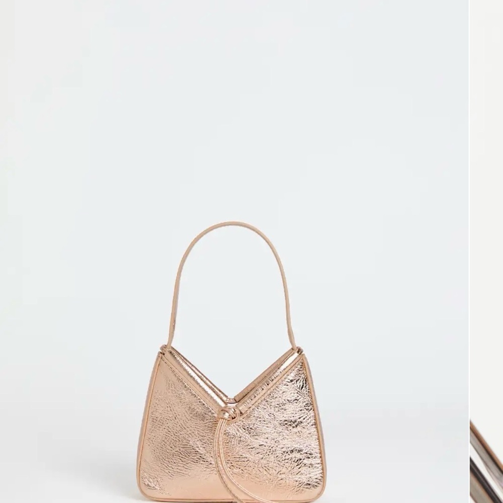 Reformation Metallic Gold Shoulder Bag
